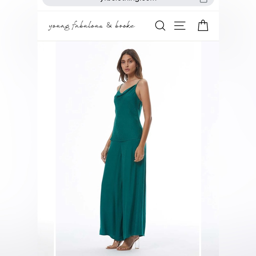 YFB flowy Aiko green women’s pants